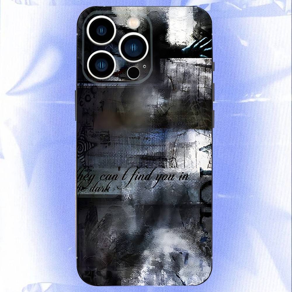 Dark Gothic Coquette Cybersigilism For iPhone 12,16,13,14,15,17,11,Pro,Max,Plus,E,Air,Mini TPU Soft to Skin-friendly phone case