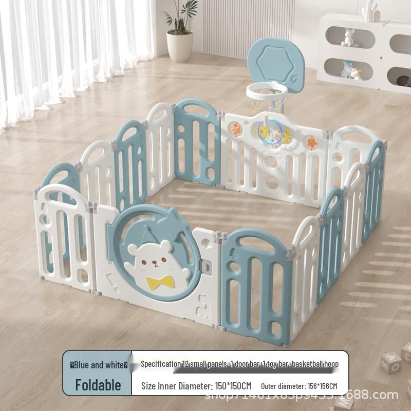 Indoor Safety Playpen & Crawling Mat for Babies: Anti-Fall Playground & Learning Fence