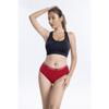 High Quality Comfort Women's Panties Big Size Cotton Mid-high Waist Ladies Panties Big Size Panties Female Summer Female Cute Solid Color Underpants
