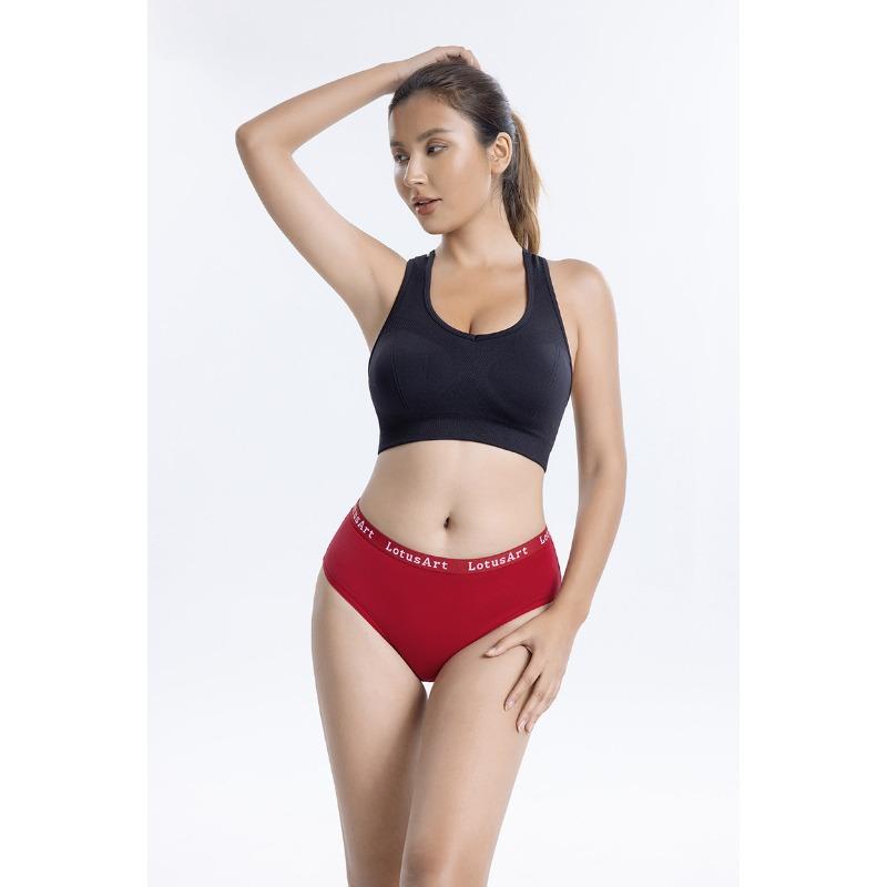 High Quality Comfort Women's Panties Big Size Cotton Mid-high Waist Ladies Panties Big Size Panties Female Summer Female Cute Solid Color Underpants
