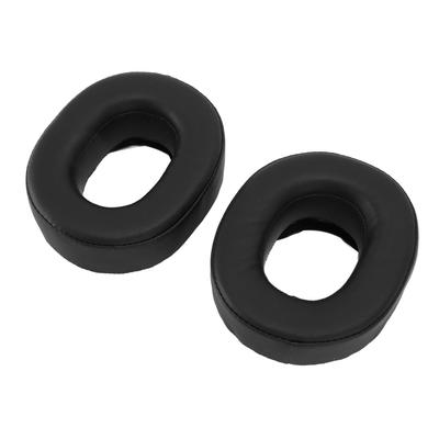 1 Pair Headset Ear Pads PU Leather Soft Sponge Thick Flexible Smoothing Ear Cushions for MDR HW700