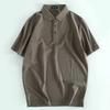 Export Tail Order Factory Leftover Stock Summer Thin Short-Sleeved Polo Shirt Loose Plus Size Men Business Casual Top Clothes
