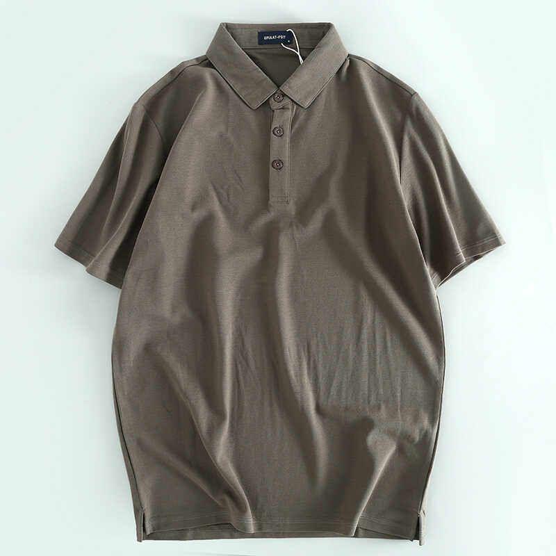 Export Tail Order Factory Leftover Stock Summer Thin Short-Sleeved Polo Shirt Loose Plus Size Men Business Casual Top Clothes