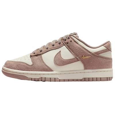 Dunk Skórzane Amortyzacja Niskie Buty Skateboardowe Damskie Różowo-Białe IB4417-105