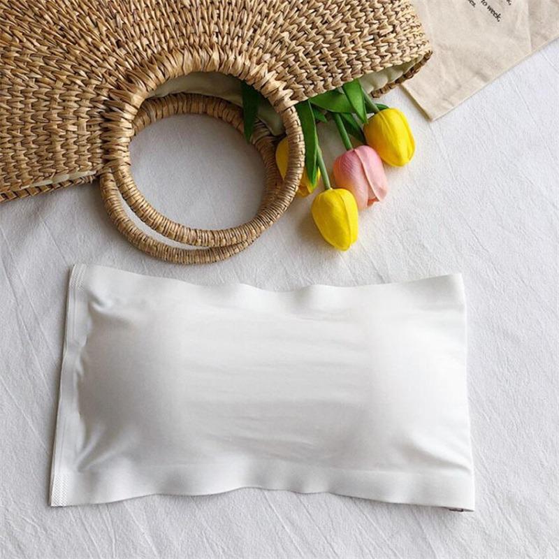 

Женский бюстгальтер без бретелек без бретелек, анти-прогулка, бюстгальтер с тремя рядами пуговиц, обернутая грудь