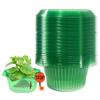 10Pcs Plants Slug Protection Rings Green Planter Flower Pot Snail Vegetables Cover Reusable Pest Control Trapper Garden Tool