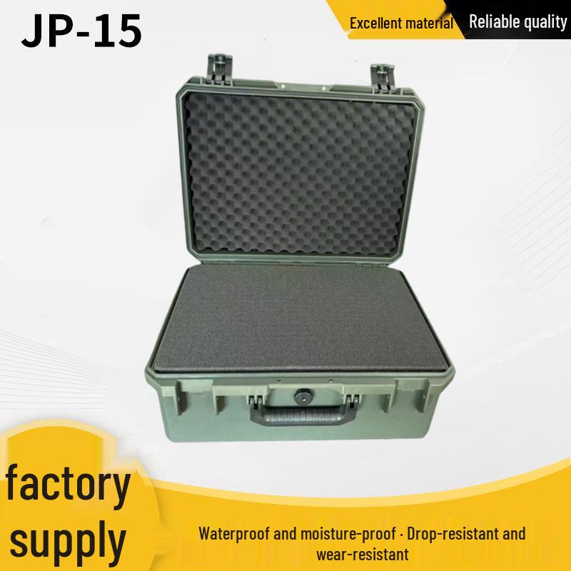 JP-15 Safety Tool Trolley Case: PP Plastic Handheld Instrument Box Empty Box