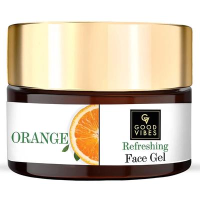 Good Vibes Orange Refreshing Face Gel Skin Brightening Hydrating 100gm