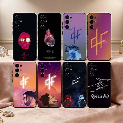 PNL QLF R-Rapper S-Singer Phone Case For Samsung S25,S24,S21,S22,S23,S30,Ultra,S20,Plus,Fe,Lite,Note,10,Black Cover