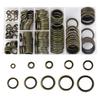 150pcs/set Rubber Oil Pan Drain Gasket Seal Set Drainage Bolt Pad  Replaceable  Parts