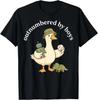 Outnumbered By Boys Funny Mom Goose Family Life T-Shirt