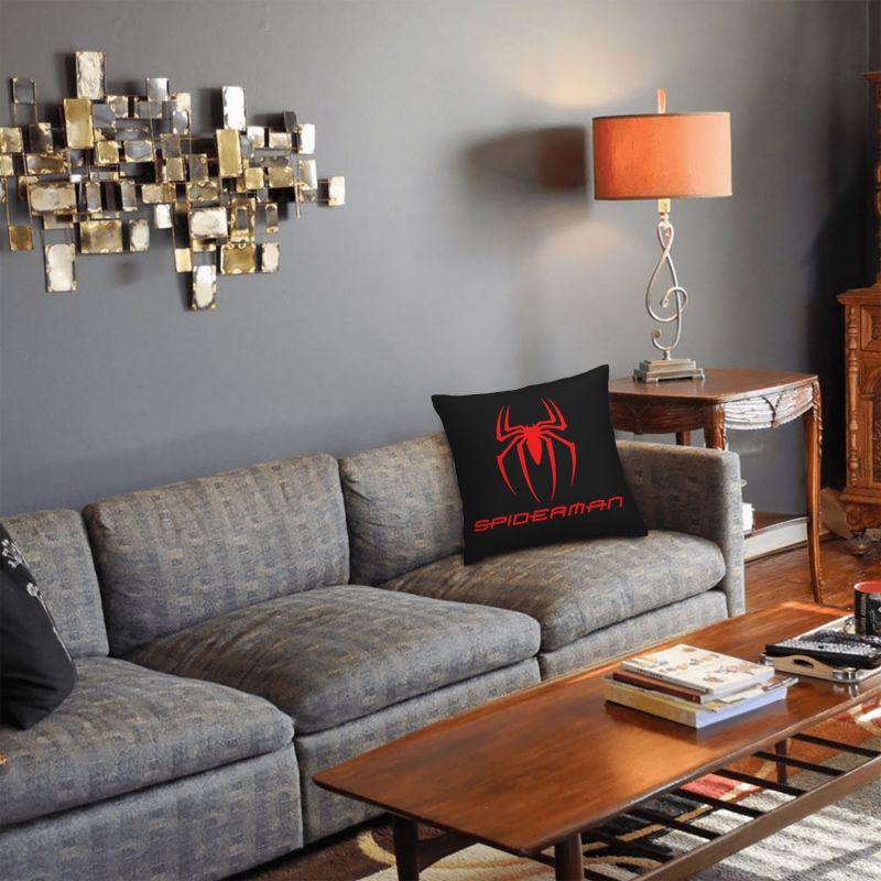 Custom Spiderman Superhero Cartoon Modern Pillow Cover Cushions Cover for Sofa