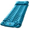 Portable Foot-Pump Inflatable Camping Mattress - Outdoor Tent Sleeping Pad