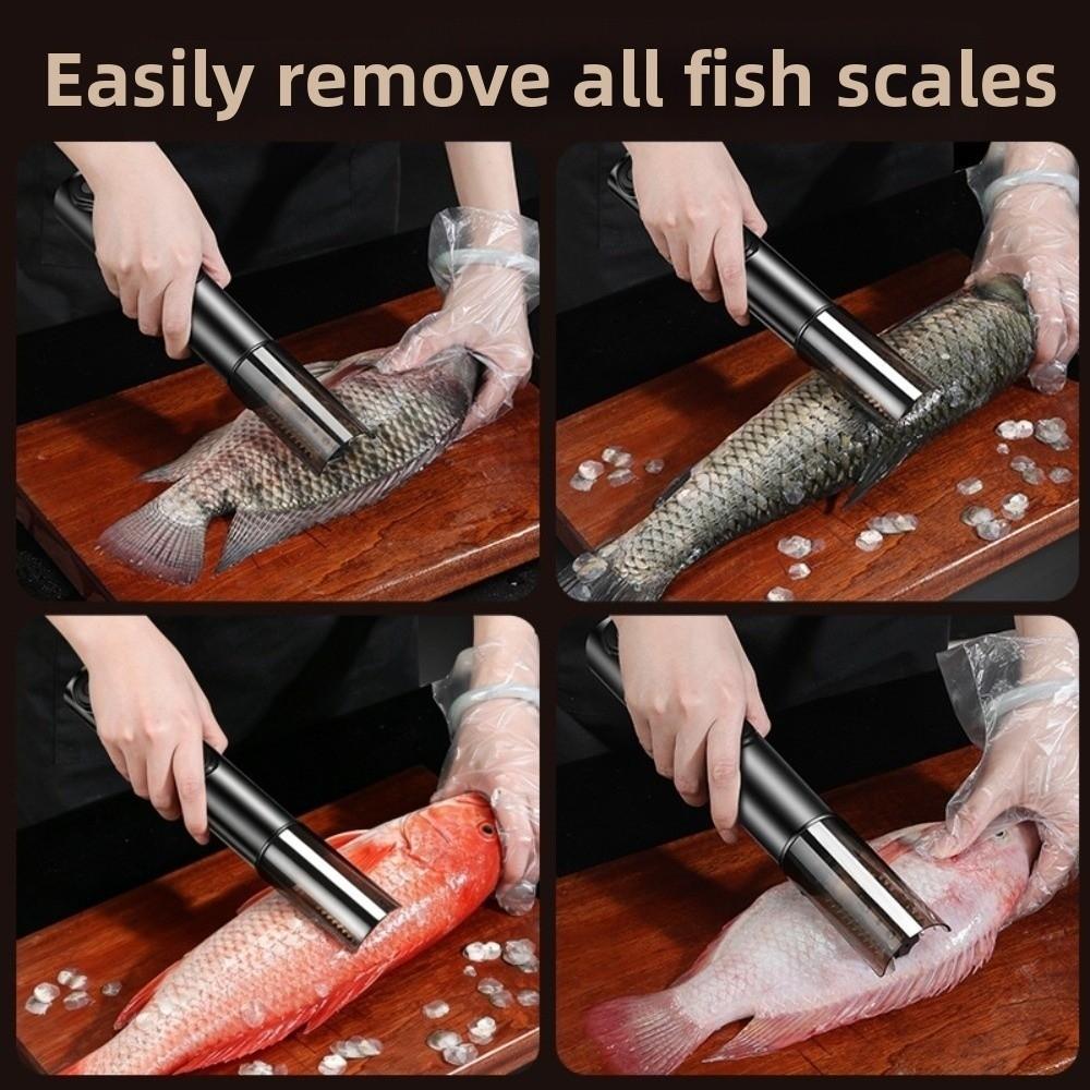 Left/Right Rotation Electric Fish Scaler Cordless Fish Scale Remover Fish Cleaning