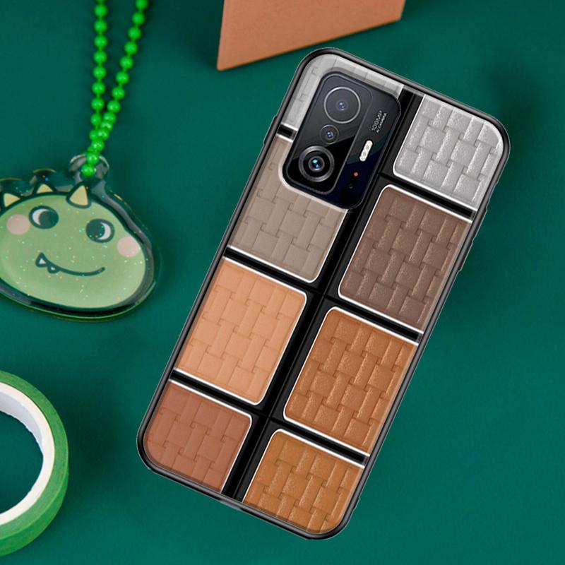 Makeup Eyeshadow Palette Case For POCO F5 X5 X3 Pro X4 F4 GT F3 M5s C40 Cover For Xiaomi 13 12 Lite 11T 12T Pro 12X