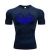 2025 Maglietta a Compressione Uomo Manica Corta Magliette Sportive Fitness Corsa Abbigliamento Sportivo Uomo Palestra Elastica Asciugatura Rapida Maglietta da Jogging RL0659