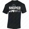 Unique Design Sniper One Shot One Kill Tshirt Cotton Short Sleeve Men Tee New Streetwear Casual Camisetas Comfortable Adult Tops