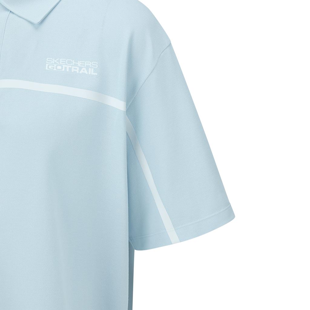 Skechers Solid Color Moisture Wicking Quick Dry Knitted Breathable Polo Shirt Women Tops P226W112-022G