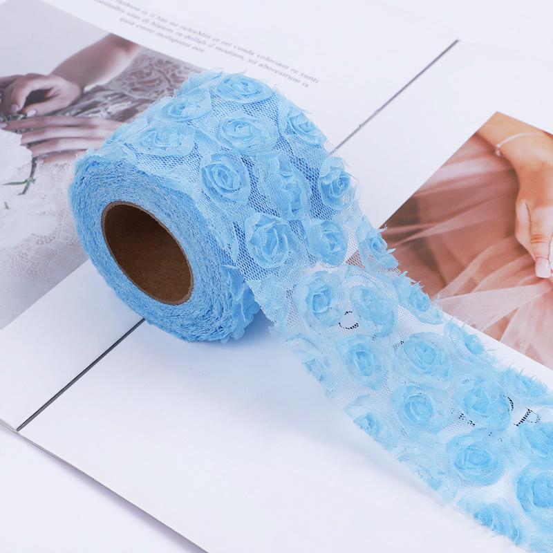 DIY Verzierung Mesh Party-Accessoires Kleid Stickerei Tasche Dekorationen Rosenblätter Vorhänge Geschenk