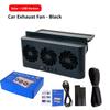 SOLAR POWERED CAR WINDOW EXHAUST FAN