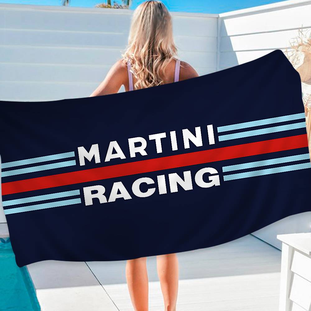 M-Martinis Racing Microfiber Blanket Quick Drying Beach Towels Oversized Printing Super Absorbent Pool Towel Blanket