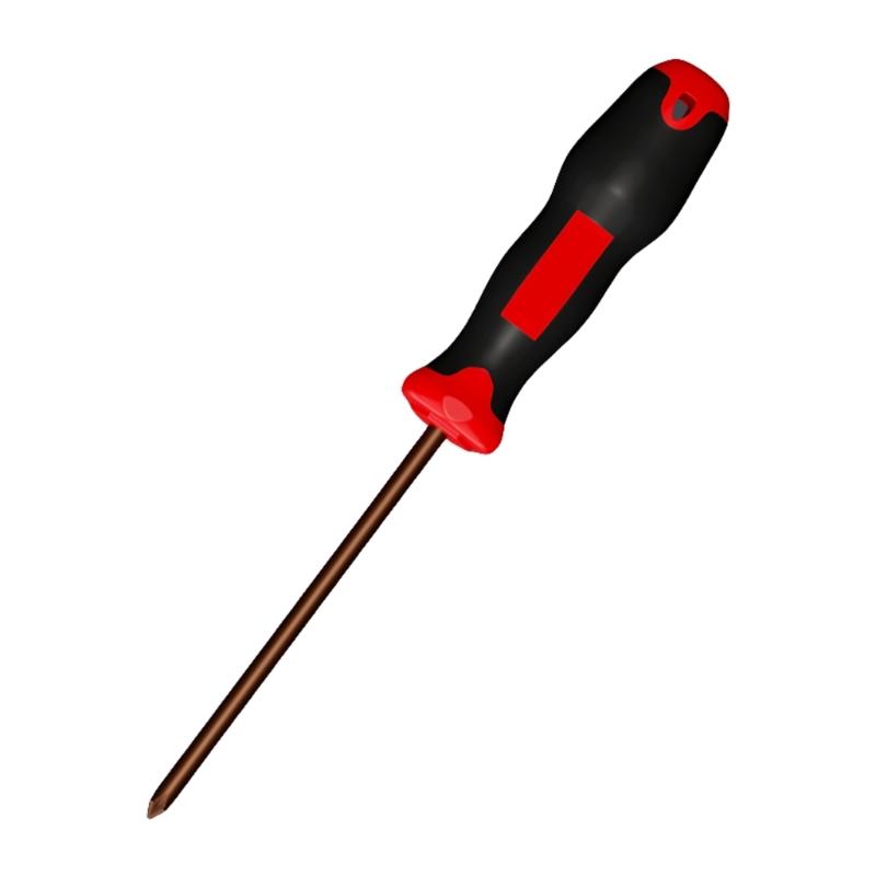Steel Screwdriver With Industrial Magnetized Tip Slotted/Crossed Screwdriver Multifunctional Magnetic Tool