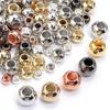 20-100pcs/lot 3-14mm CCB Big Hole Beads Loose Spacer Round Plastic Bead For Jewelry Making DIY Craft Bracelet Necklace Wholesale