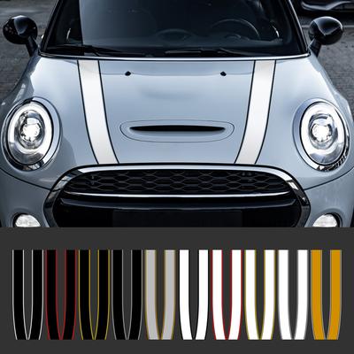 Auto Motorhaube Motorhaube Aufkleber Streifen Aufkleber Dekor für Mini Cooper S JCW R55 R56 R60 R61 F54 F55 F56 F60 Countryman