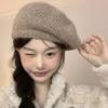 1Pieces Autumn And Winter Knitted Beret For Women Korean Style All-match Retro Painter Hat Mountaineering Hat Christmas Gifts