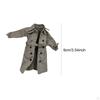 1/ Figure Cappotto da Trincea 6 pollici Abbigliamento Maschile Femminile Abbigliamento in Miniatura Vestire Bambola Mobile