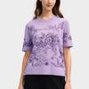 Fila Fashionable Comfortable Short Sleeve Knitted Top Women Tops Light-Lavender-Purple F11W518410FVT