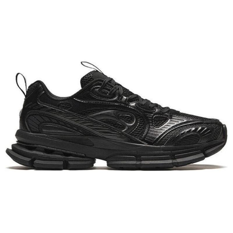 Anta Abrasion-Resistant Low-Top Running Shoes Men's Black Sneakers