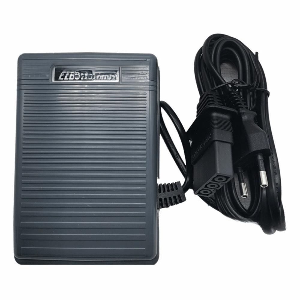 EU Plug Foot Control Pedal Electric Infinitely Variable Speeds Sewing Machine ON/OFF Control Non-Slip Surface Durable