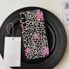 Leopard Print C-Cherry Star  Phone Case Black Silicone Soft For Samsung S25,S24,S21,S22,S23,S30,Ultra,S20,Plus,Fe,Lite