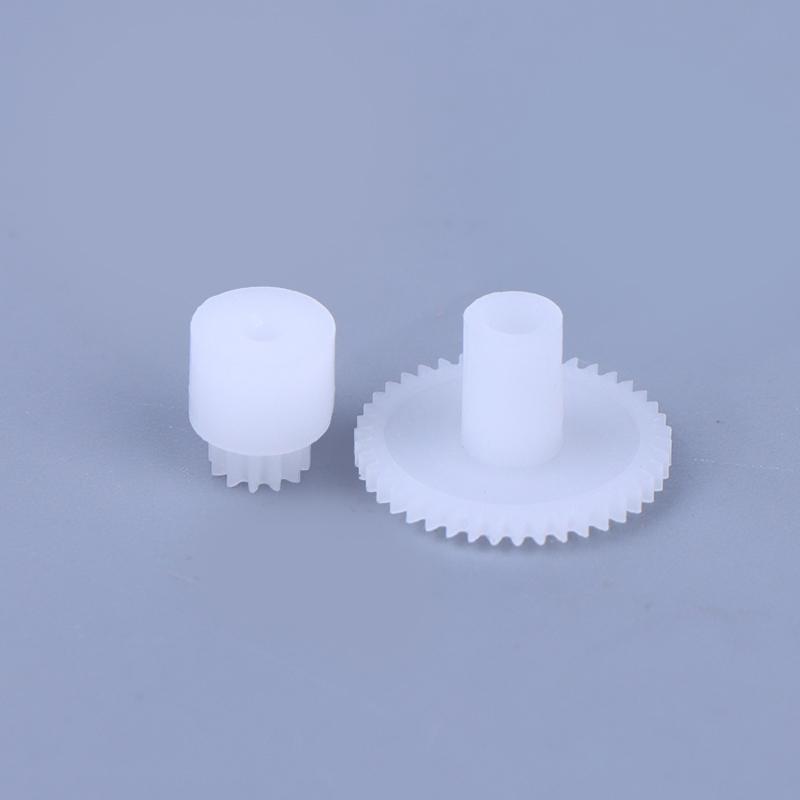 1 Stück Weißes Pom-Zahnrad Für Kx-79Cw Umlenkrolle Kassetten-Deck Player Durchmesser 13,3X Bohrung 2,5Mm