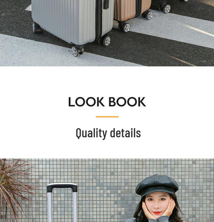 Military Green Retro Suitcase with Silent Wheels – Unisex 20-Inch Large Capacity Trolley