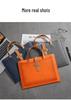 Waterproof Leather A4 Document Bag for Office & Business Storage