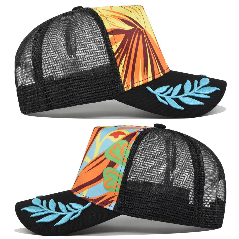 2026 Neue Bestickte Bedruckte Netz-Kappe Outdoor Reisen Atmungsaktive Entenschnabel-Hüte Damen und Herren Sonnenschutz Baseballkappen