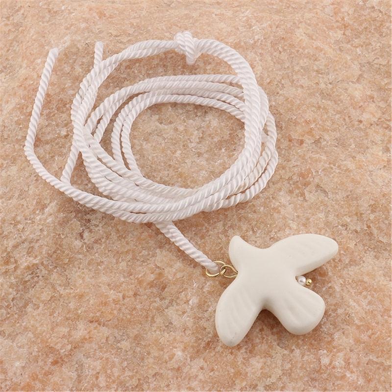 Elegant White Peace Doves Necklace Symbolizing Love and Hope Stylish Drop Earrings Suitable for Women and Girls Present