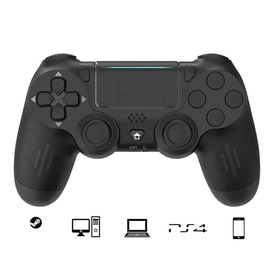 Wireless Controller Pad For Ps4 Playstation 4 Vibration Function Black