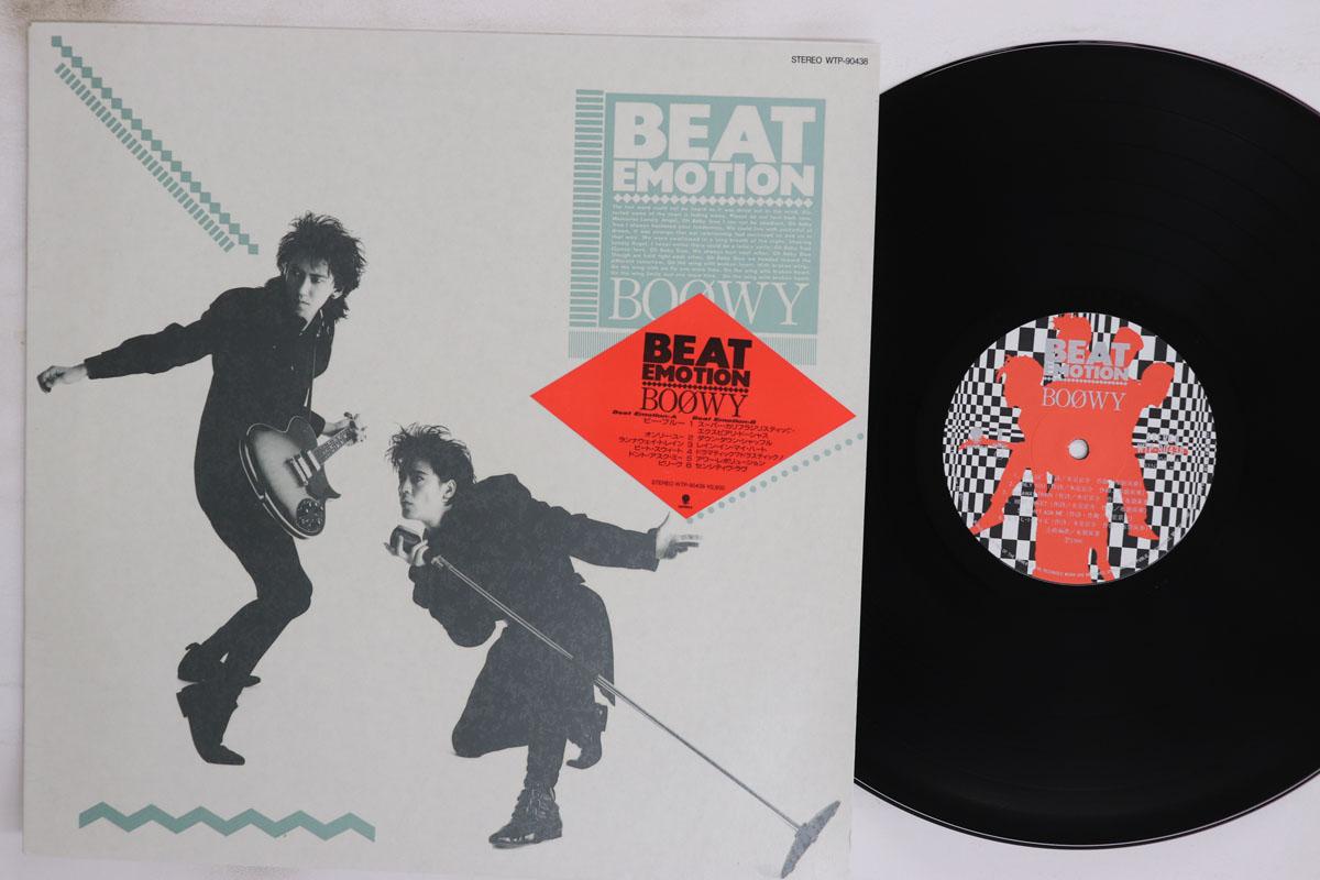 

LP Record BOOWY Beat Emotion WTP90438 EAST WORLD 1986 Japan Japanese PopRock Used