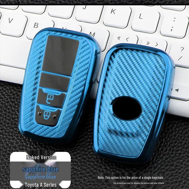 Toyota A Style TPU Carbon Fiber Car Key Case