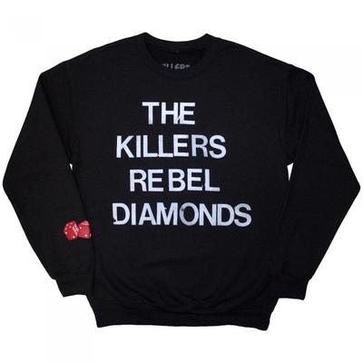 The Killers Unisex Adult Tour '24 Rebel Diamonds Stacked Sweatshirt