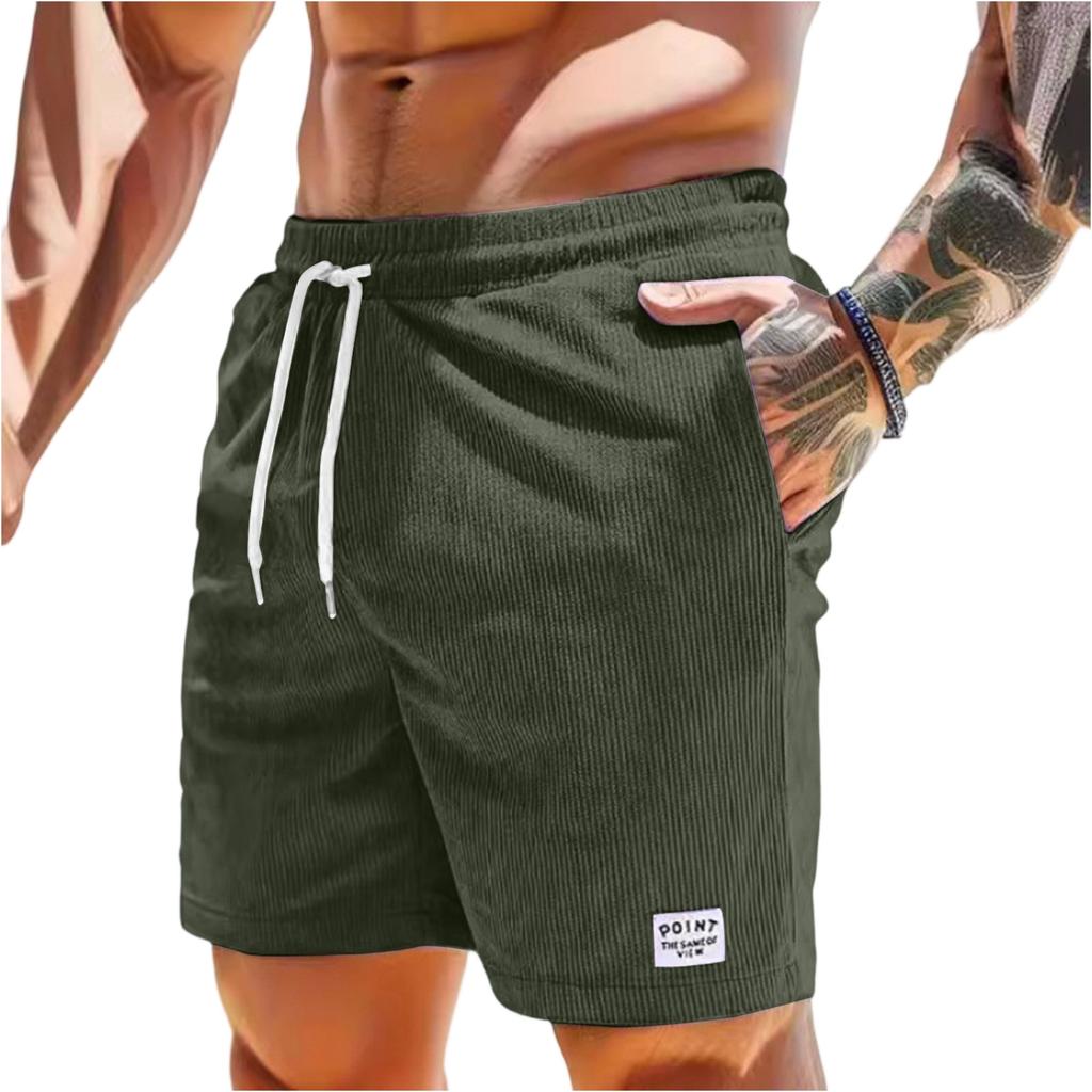 Men's Lace-up Sweatpants Men's Cargo Shorts Casual Pants