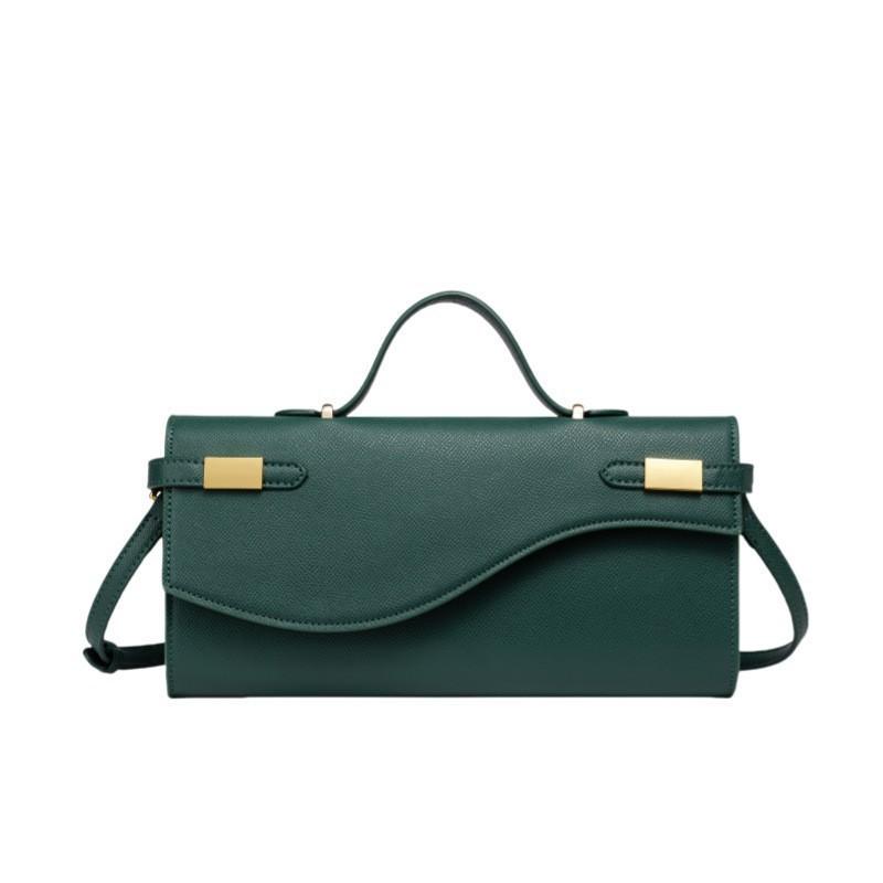 2025 New Palm-pattern Long Clutch Bag Mini Generation Kelly Fashionable Handheld Diagonal Women s 28x5x14cm 3990₽