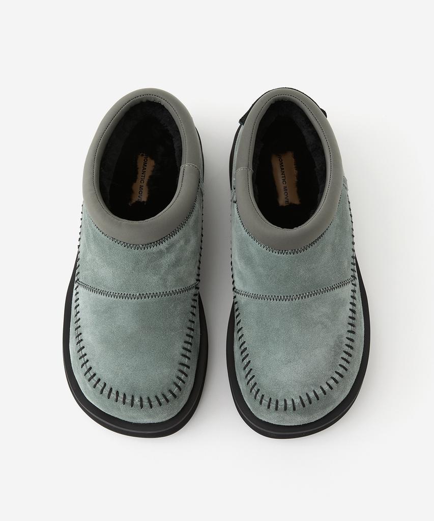 Romantic Move Croco Winter Shoes R24U003 (Mint Suede)