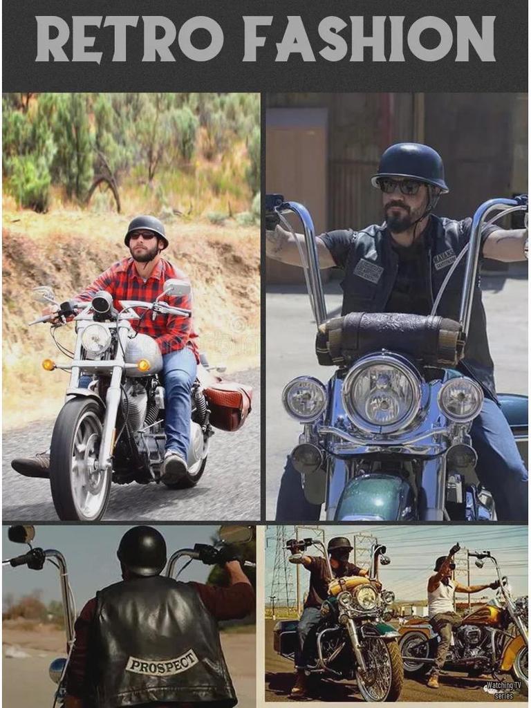 Retro Cross-Border Motorcycle Helmet: Lightweight, Summer Half-Helmet for Men & Women.