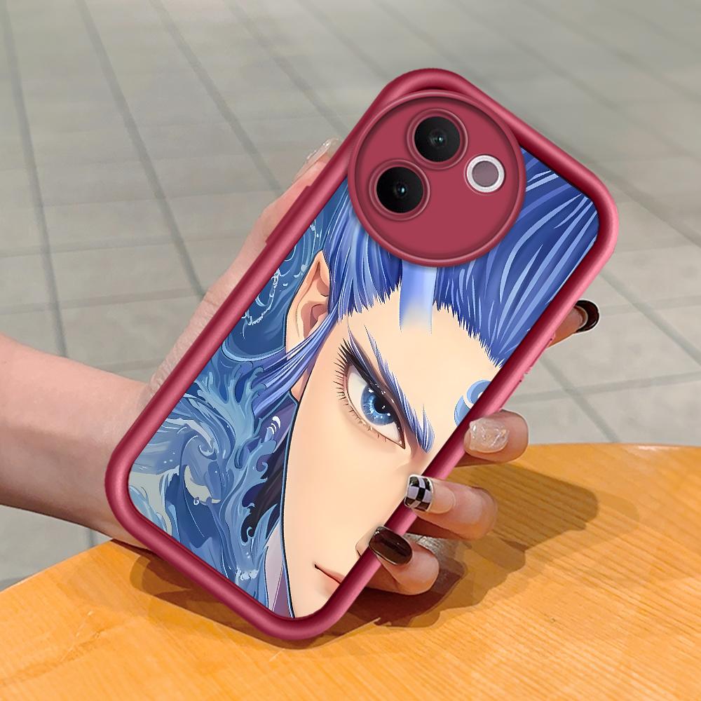 For Honor 200 90 Lite Huawei P30 P40 P50 Infinix Vivo V40 V30 Y16 Y19s Y22 Y22s Y36 Anime Characters Silicone Soft Full Lens Protect Case