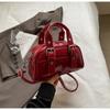 Portable Messenger Bag Women's Bag Premium Feeling Oil Wax Surface Shoulder Bag Simple and Retro