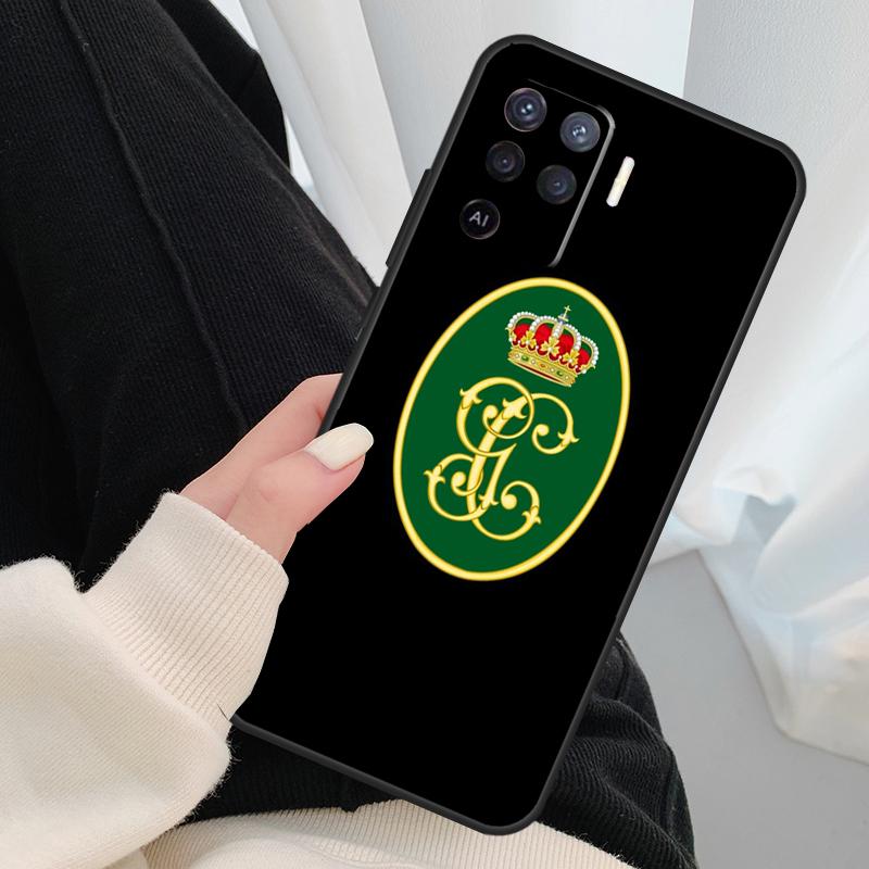 Logo Police Nationale Espagnole Étui Pour Oppo A18 A38 A58 A78 A98 A80 A60 A40 A96 A76 A16 A94 A74 A54 A15 A17 A57 A77 A5 Pro